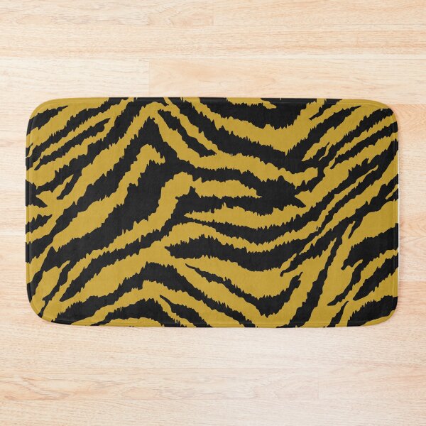 Item preview, Tiger Skin Pattern | Mustard Gold Animal Print designed and sold by The High Hippo.