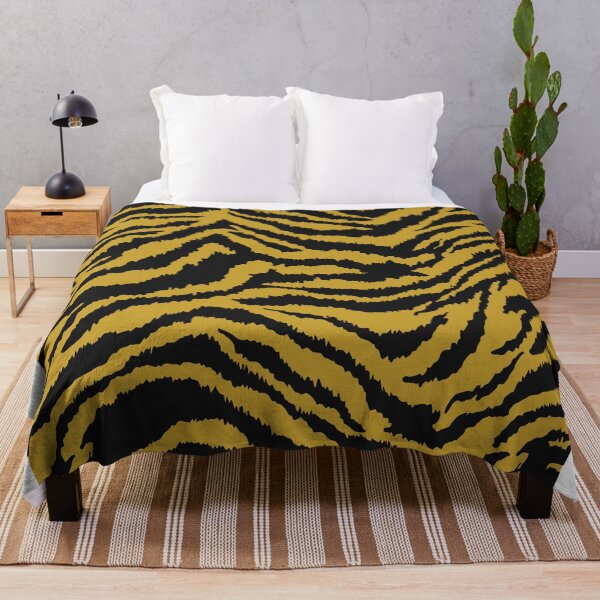Item preview, Tiger Skin Pattern | Mustard Gold Animal Print designed and sold by The High Hippo.