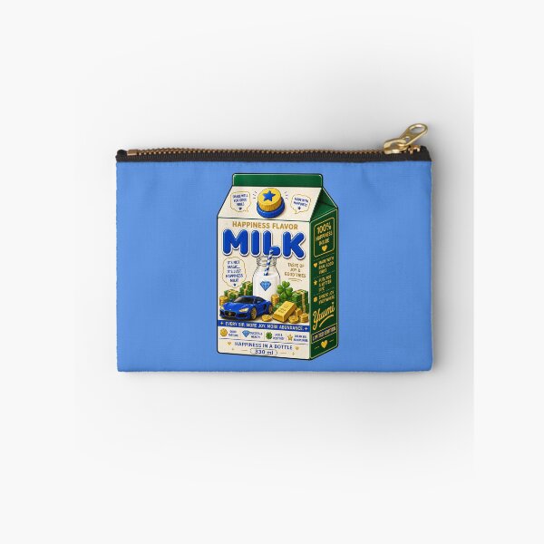 Item preview, Kawaii Happiness Flavor Milk Carton | Lucky Wealth Aesthetic designed and sold by Aimetoi.