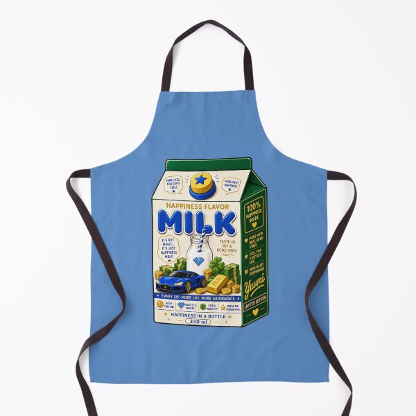 Item preview, Kawaii Happiness Flavor Milk Carton | Lucky Wealth Aesthetic designed and sold by Aimetoi.