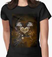 Wonderfu steampunk heart Women's Fitted T-Shirt