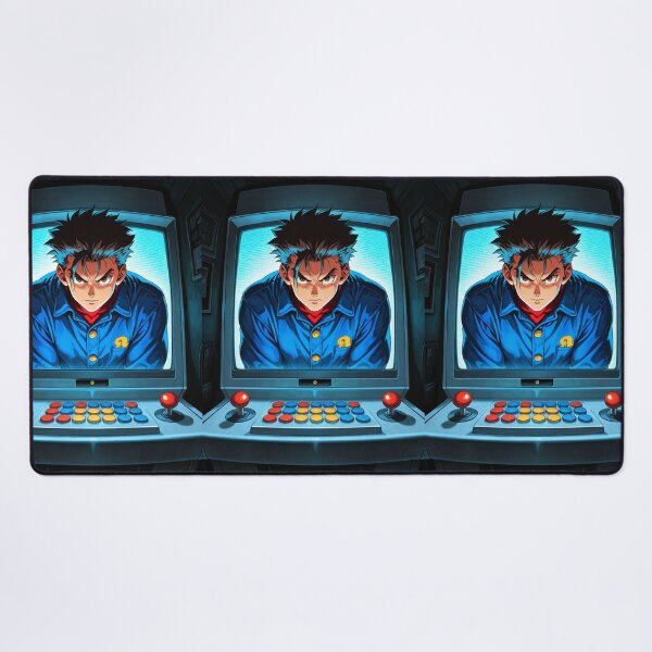Item preview, Manga - Stylized Gaming Hero, Neo-Retro Arcade Vibe designed and sold by Zone--Gaming.