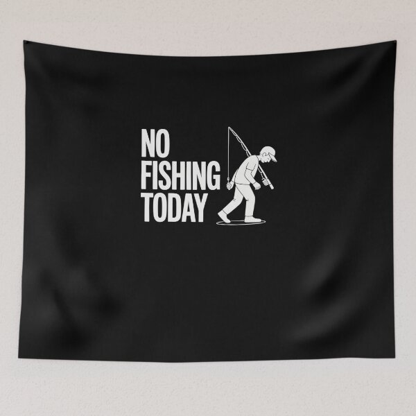 Item preview, No Fishing Today Funny Fishing Lover Vintage designed and sold by MizoX7.