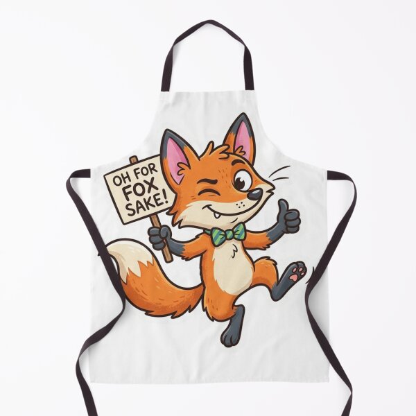 Item preview, Oh For Fox Sake Funny Fox Sticker designed and sold by ExploreAura Studio.