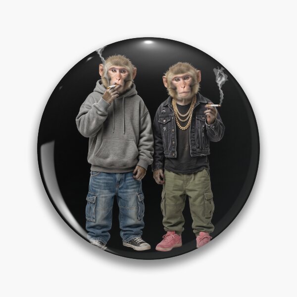Item preview, Urban Streetwear Monkeys Smoking Hip Hop Fashion designed and sold by TeeARTHY.
