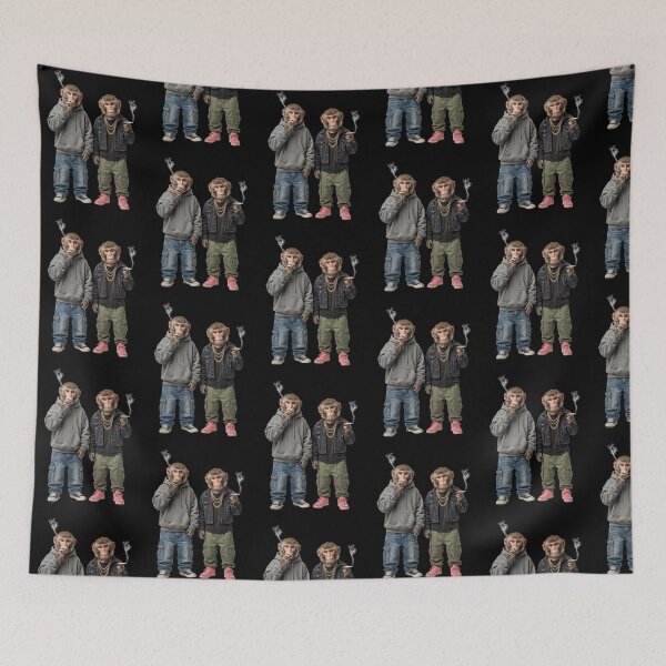 Item preview, Urban Streetwear Monkeys Smoking Hip Hop Fashion designed and sold by TeeARTHY.