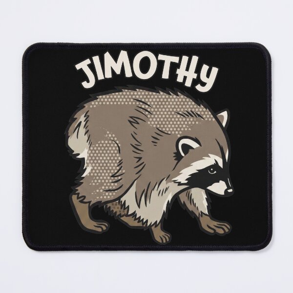 Item preview, Jimothy Raccoon Comic Style Dot Shading Animal Graphic designed and sold by Terry Bain.