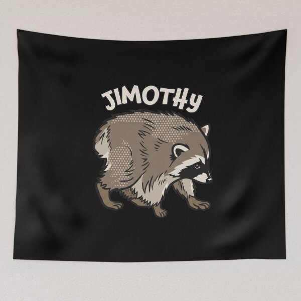 Item preview, Jimothy Raccoon Comic Style Dot Shading Animal Graphic designed and sold by Terry Bain.