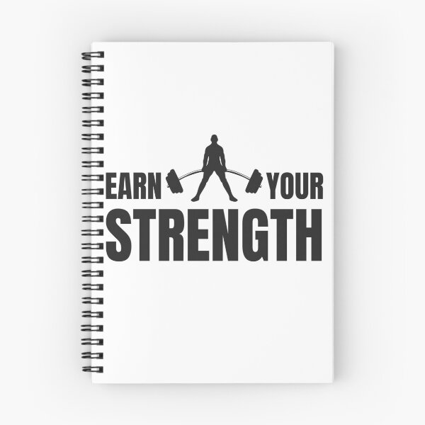 Item preview, Earn Your Strength Deadlift Gym Motivation T-Shirt designed and sold by RisticCEO.