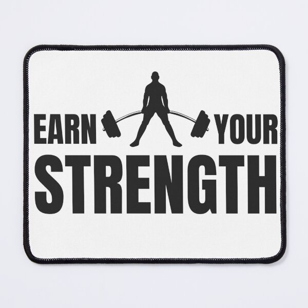 Item preview, Earn Your Strength Deadlift Gym Motivation T-Shirt designed and sold by RisticCEO.