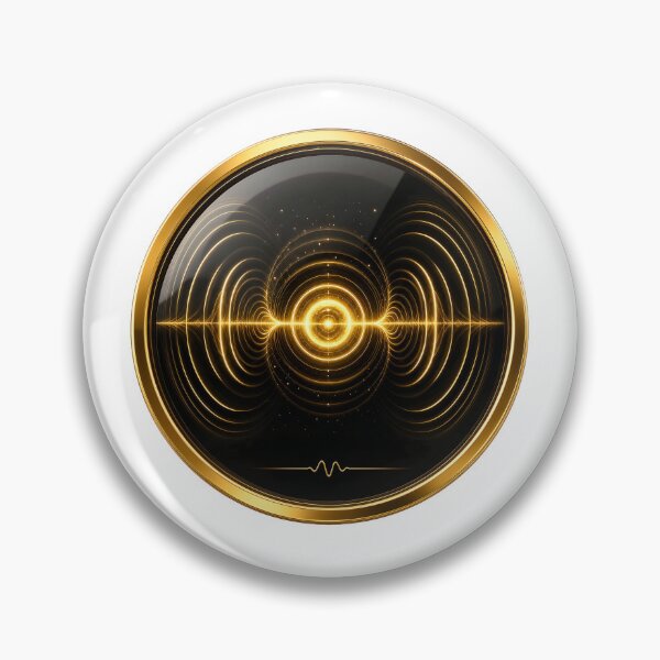 Item preview, Gravity Wave | Golden Physics Emblem designed and sold by simaso.