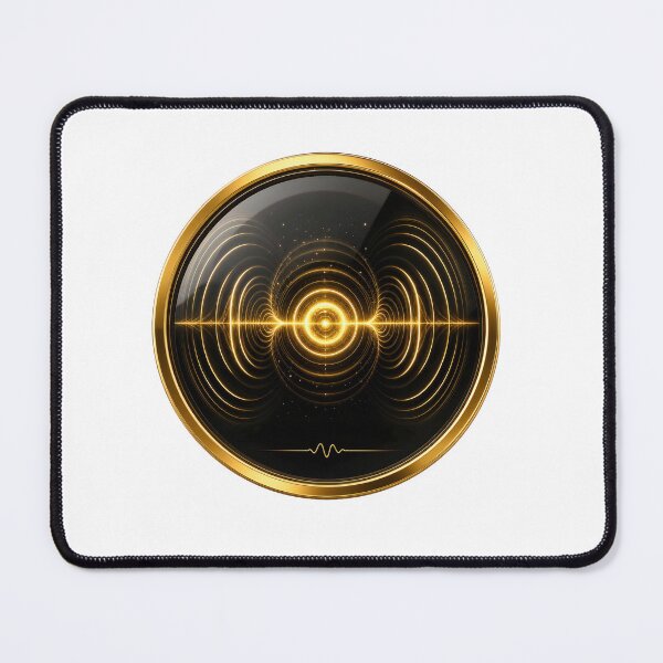 Item preview, Gravity Wave | Golden Physics Emblem designed and sold by simaso.