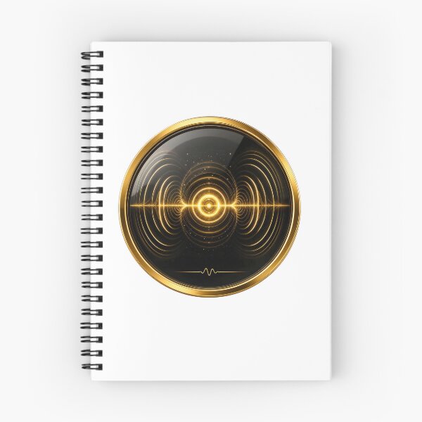 Item preview, Gravity Wave | Golden Physics Emblem designed and sold by simaso.