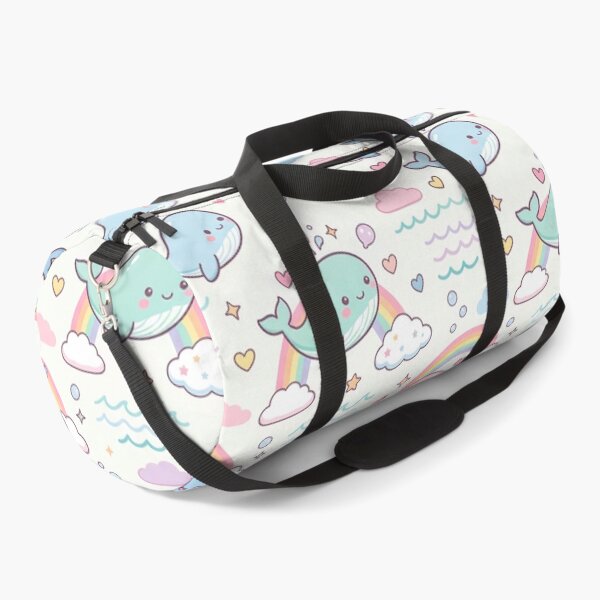 Item preview, Cute Kawaii Whale Rainbow Pattern designed and sold by Shivi-designs.