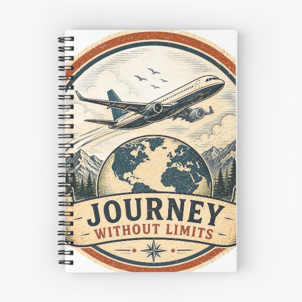 Item preview, Journey Without Limits Vintage Travel Badge designed and sold by ali prints.