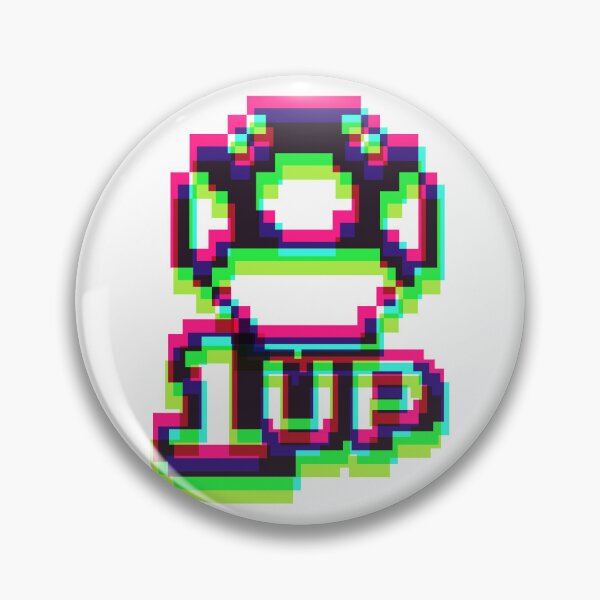 Item preview, 1up Mushroom Synthwave designed and sold by animinimal.