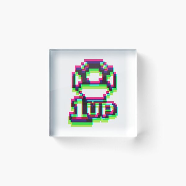 Item preview, 1up Mushroom Synthwave designed and sold by animinimal.