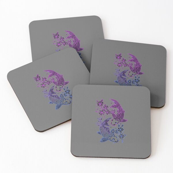 Item preview, Japanese Koi Fish Cherry Blossom Yin Yang For Fish Lovers designed and sold by SofiBlair.