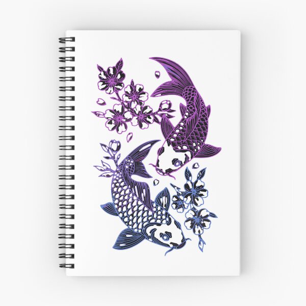 Item preview, Japanese Koi Fish Cherry Blossom Yin Yang For Fish Lovers designed and sold by SofiBlair.