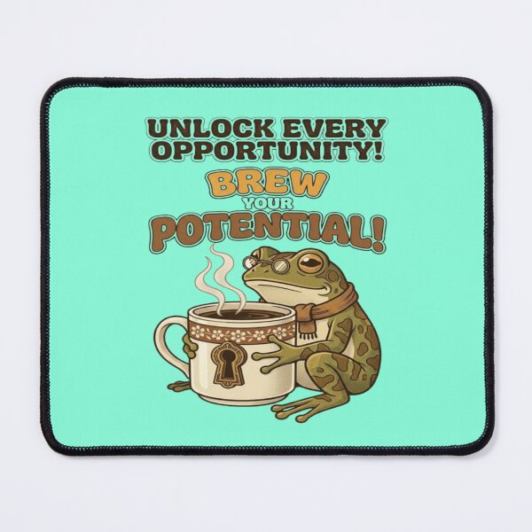 Item preview, Title Brew Your Potential Vintage Frog Coffee Quote designed and sold by My-Hoodies.