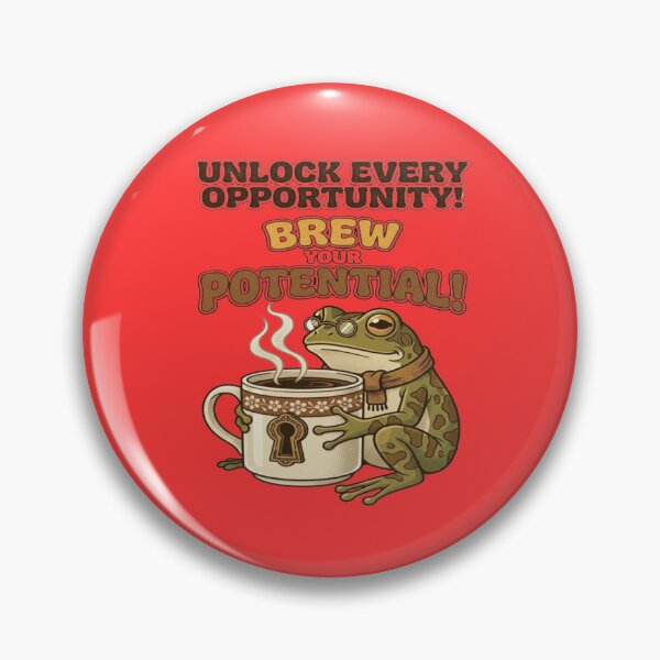 Item preview, Title Brew Your Potential Vintage Frog Coffee Quote designed and sold by My-Hoodies.