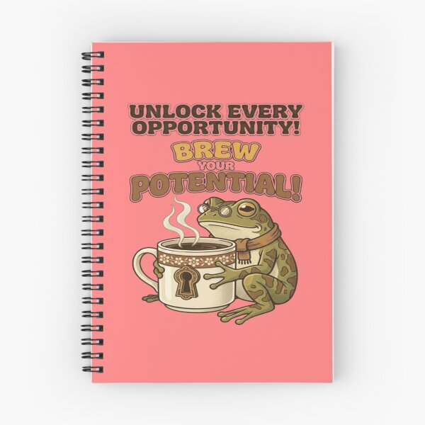 Item preview, Title Brew Your Potential Vintage Frog Coffee Quote designed and sold by My-Hoodies.