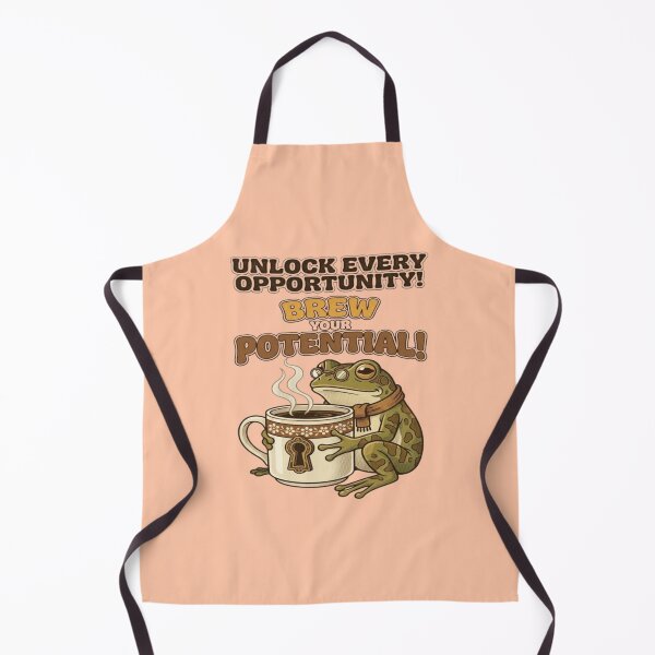 Item preview, Title Brew Your Potential Vintage Frog Coffee Quote designed and sold by My-Hoodies.