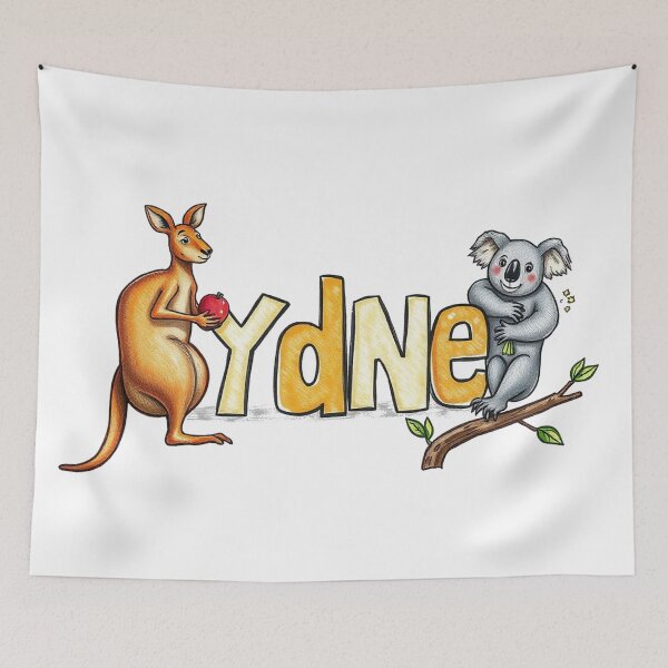 Item preview, Sydney text with kangaroo and koala designed and sold by CreationsNicB.