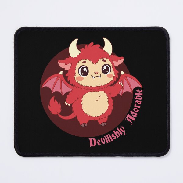 Item preview, Devilishly Adorable | Cute Fluffy Jersey Devil Kawaii Cryptid designed and sold by Hallowed Artistry.