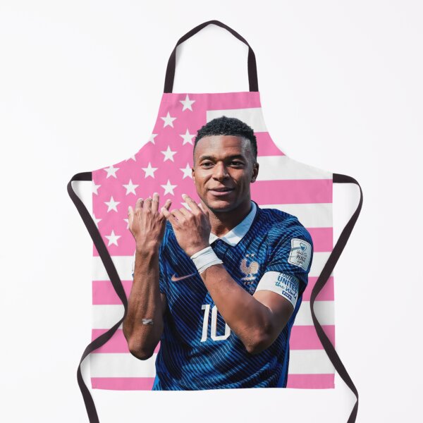 Item preview, Mbappe Fiddle Pink Flag designed and sold by thecollegetalk.