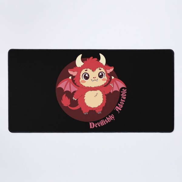 Item preview, Devilishly Adorable | Cute Fluffy Jersey Devil Kawaii Cryptid designed and sold by Hallowed Artistry.