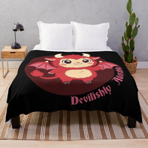 Item preview, Devilishly Adorable | Cute Fluffy Jersey Devil Kawaii Cryptid designed and sold by Hallowed Artistry.