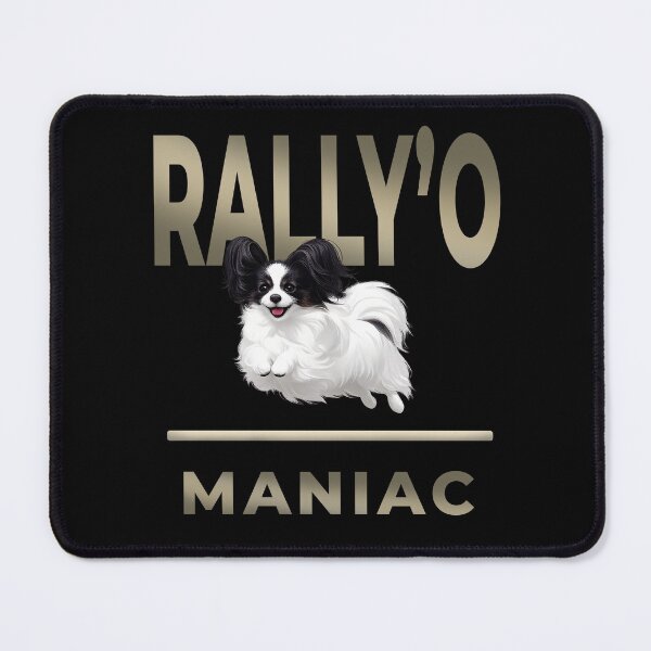 Item preview, Rally’O Maniac – Papillon Rally Obedience Premium Design designed and sold by PapillonArtStudio.