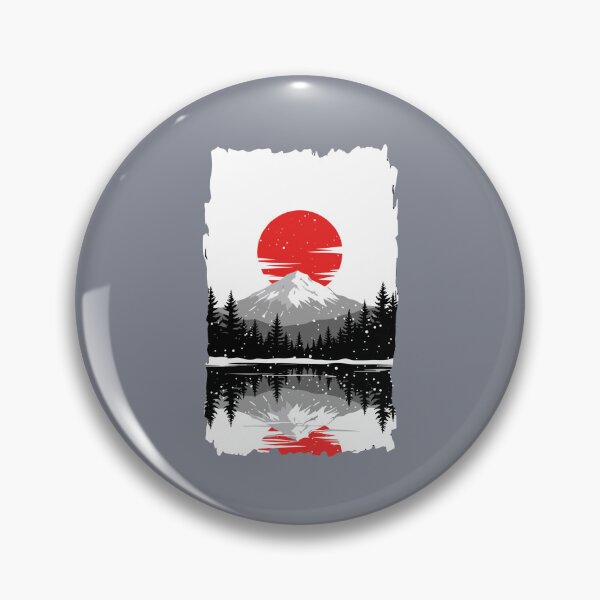 Item preview, Mount Fuji Japanese Landscape Mountain Nature Sunrise designed and sold by SofiBlair.