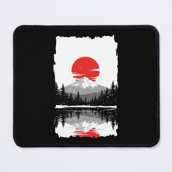 Item preview, Mount Fuji Japanese Landscape Mountain Nature Sunrise designed and sold by SofiBlair.