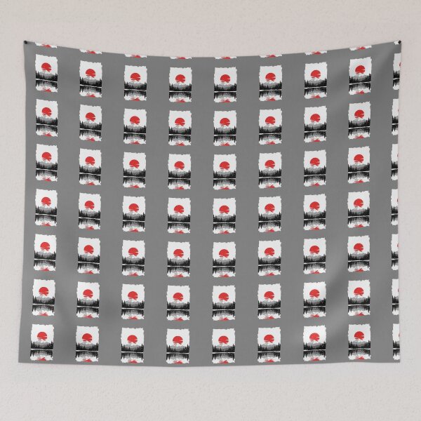 Item preview, Mount Fuji Japanese Landscape Mountain Nature Sunrise designed and sold by SofiBlair.