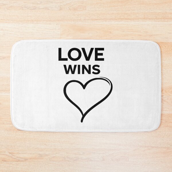 Artikelvorschau, Love Wins Herz Minimalistisches Design entworfen und verkauft von Pommes im Bett.