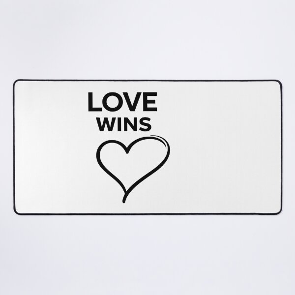 Item preview, Love Wins Heart Minimalist Design designed and sold by Pommes im Bett.