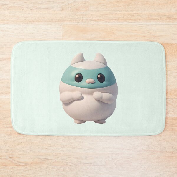 Item preview, Mint Mask Kitty - Polished Wax Figure Art Toy designed and sold by CuteSlothWorld.