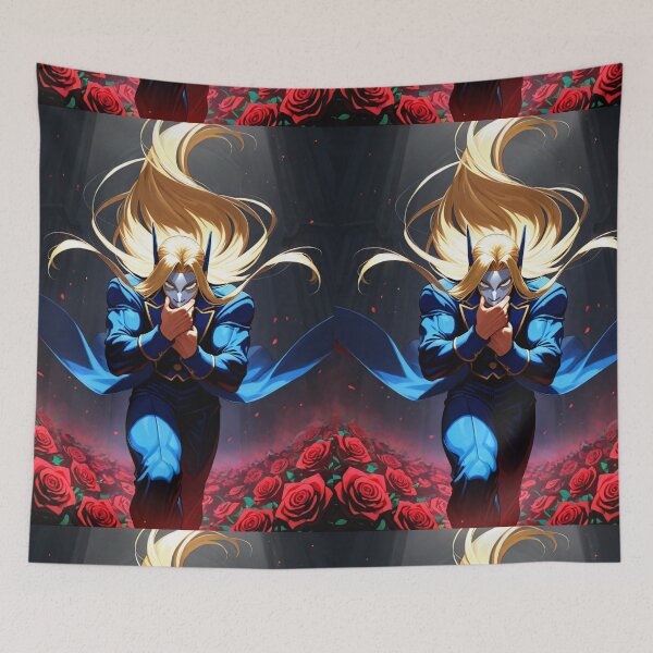 Item preview, Manga - Stylized Masked Character, Theatrical Mystery in Gothic Cathedral designed and sold by Zone--Gaming.