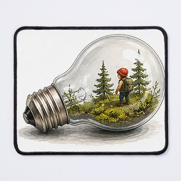 Item preview, Tiny Forest Inside a Light Bulb designed and sold by Sara-Ai.