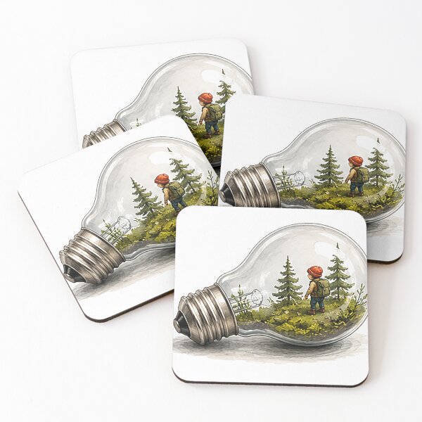 Item preview, Tiny Forest Inside a Light Bulb designed and sold by Sara-Ai.
