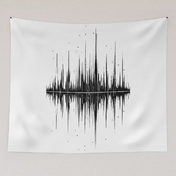 Item preview, Soundwave Audio Waveform Minimalist designed and sold by Pommes im Bett.