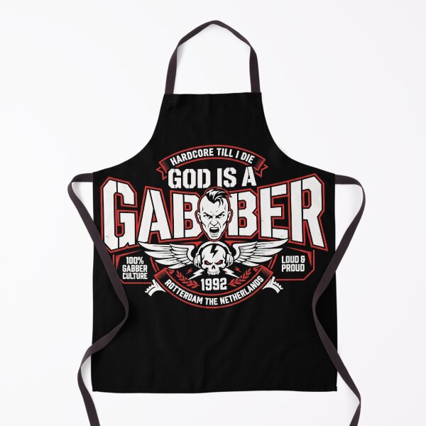 Item preview, God Is A Gabber Hardcore Techno Hakken Rave Art designed and sold by SPAZE-Typo.