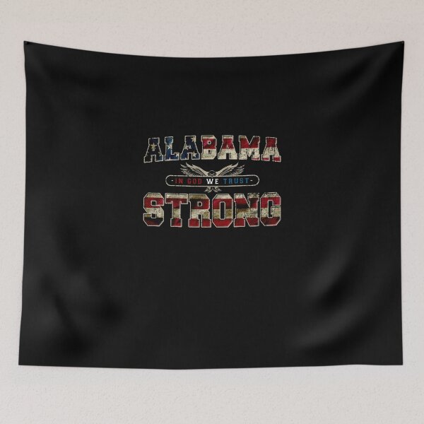 Item preview, In God We Trust Alabama Proud Strong Awesome Design Gift US Flag designed and sold by djpraxis.