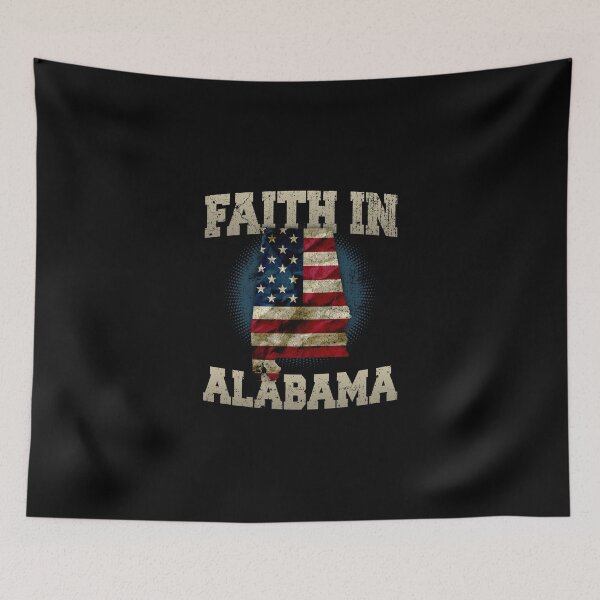 Item preview, Faith In Alabama US Flag Proud Strong Awesome Design Gift designed and sold by djpraxis.