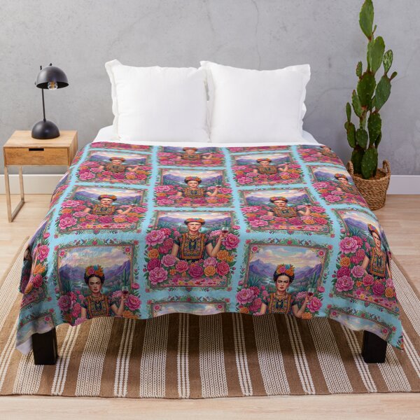 Item preview, Frida Kahlo Drinking Wine Colorful Mexican designed and sold by TeeARTHY.