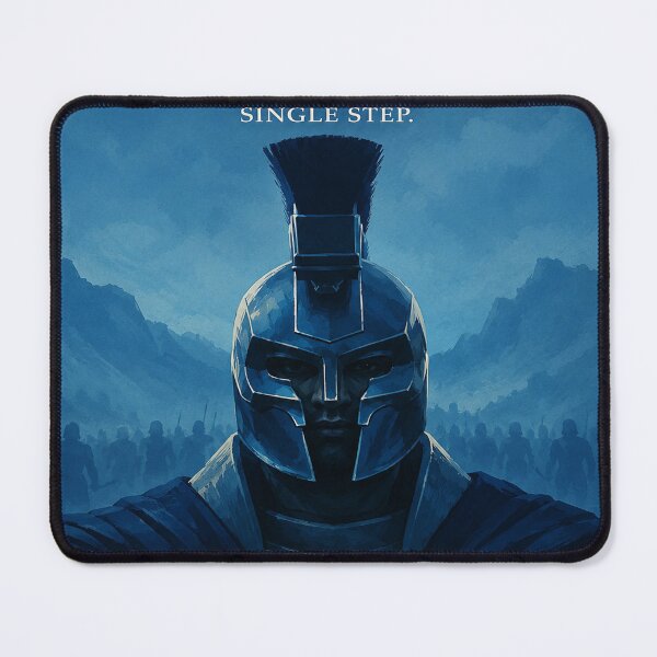 Item preview, A Journey Begins With A Single Step – Ancient Warrior Inspirational Art designed and sold by Golden Reels.