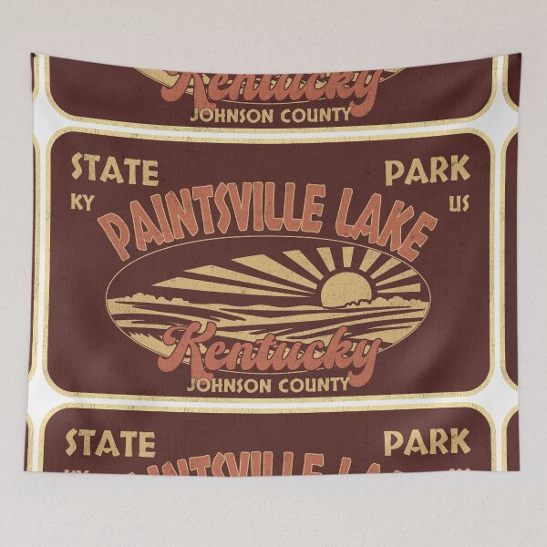 Item preview, Paintsville Lake State Park, Johnson County, Kentucky, badge design designed and sold by Wanderful-roads.