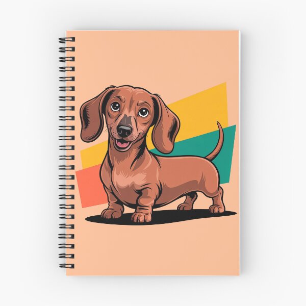 Item preview, Cute Brown Dachshund Wiener Dog Geometric Art designed and sold by Outlet Raloel.